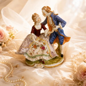 Groupe romantique en porcelaine Carl Scheidig – Allemagne