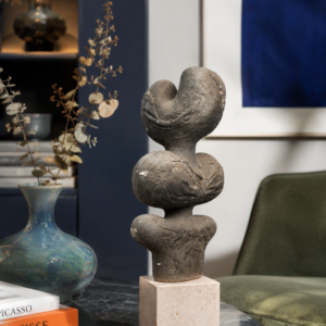 Sculpture en céramique signée Renaat Bosschaert (1938-2007) – Œuvre originale
