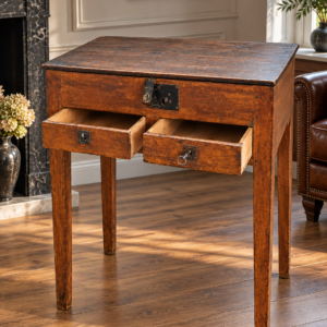 Table de marchand - bureau ancien du XIXe siècle, en bois massif